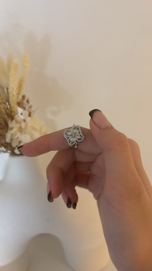 Bague Anti stress Neis Silver