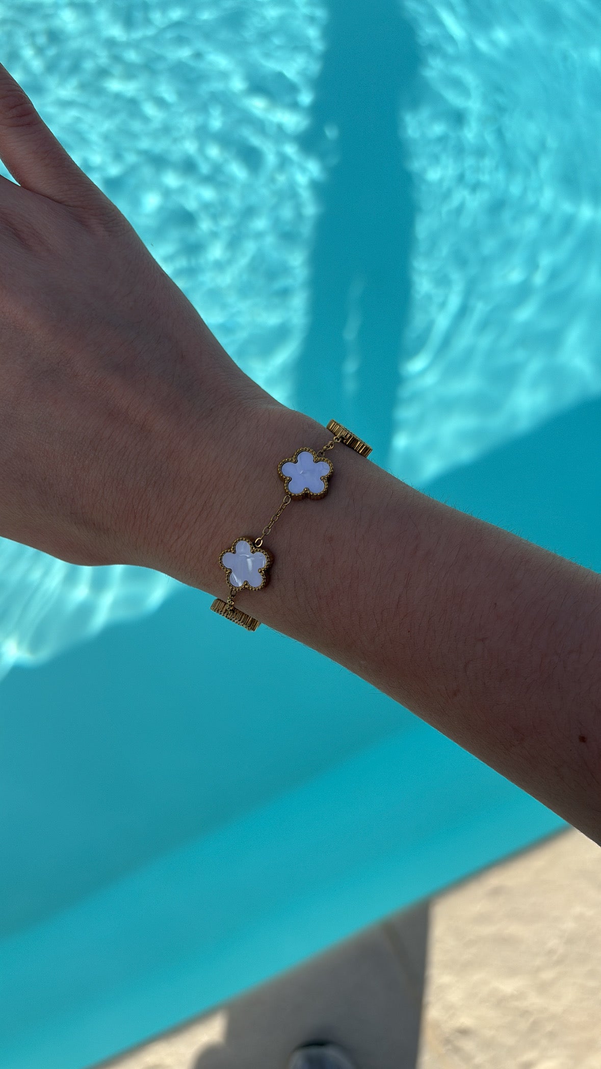 Bracelet Éden blanc Gold