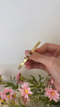 Jonc Satine Gold