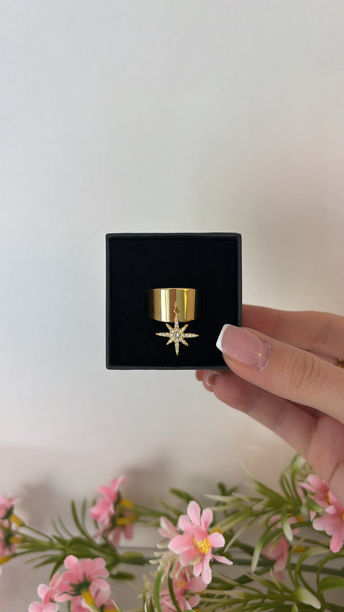 Bague breloque Céleste Gold