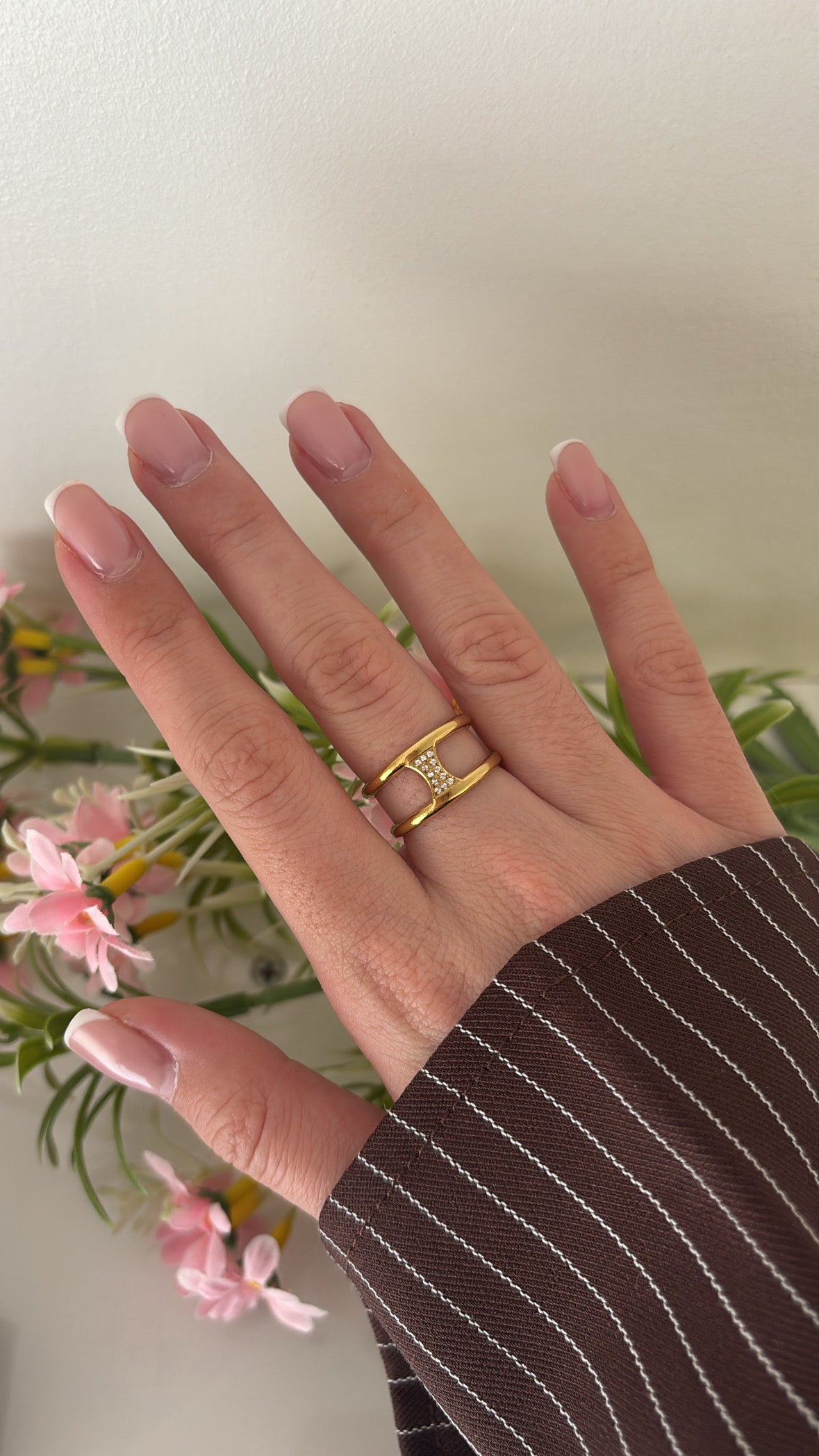 Bague Léane strass Gold