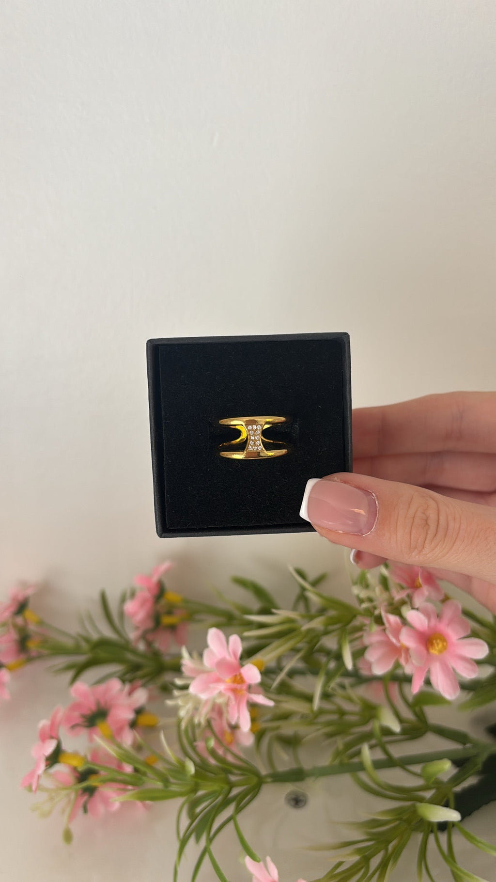 Bague Léane strass Gold