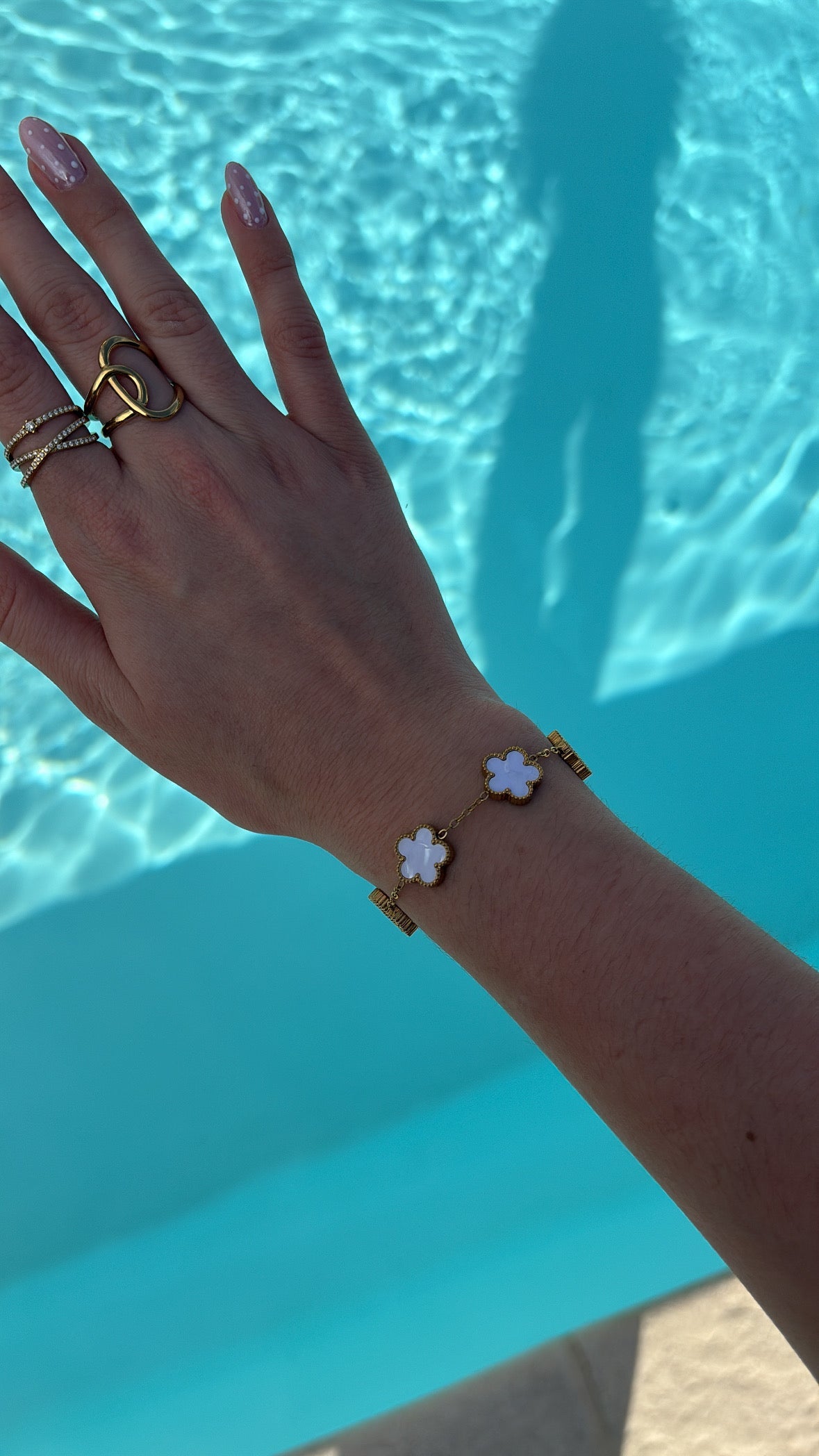 Bracelet Éden blanc Gold