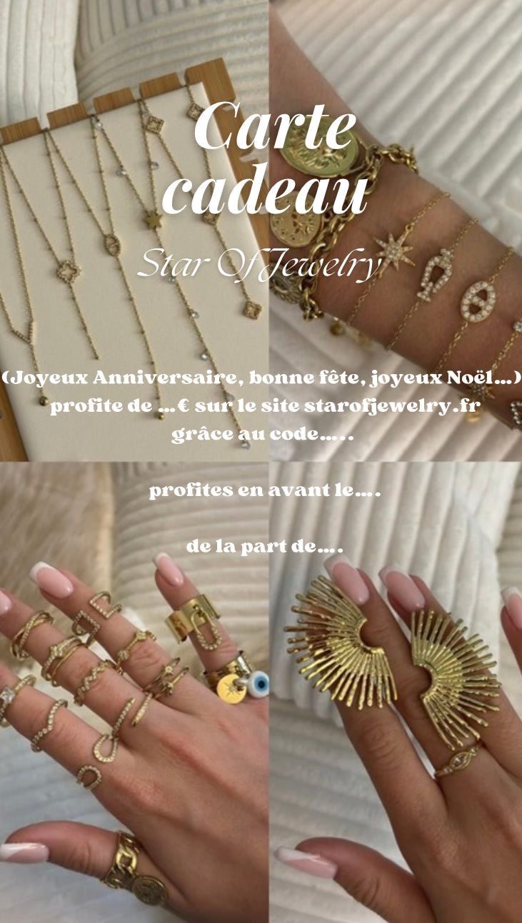 Carte cadeau Star Of Jewelry