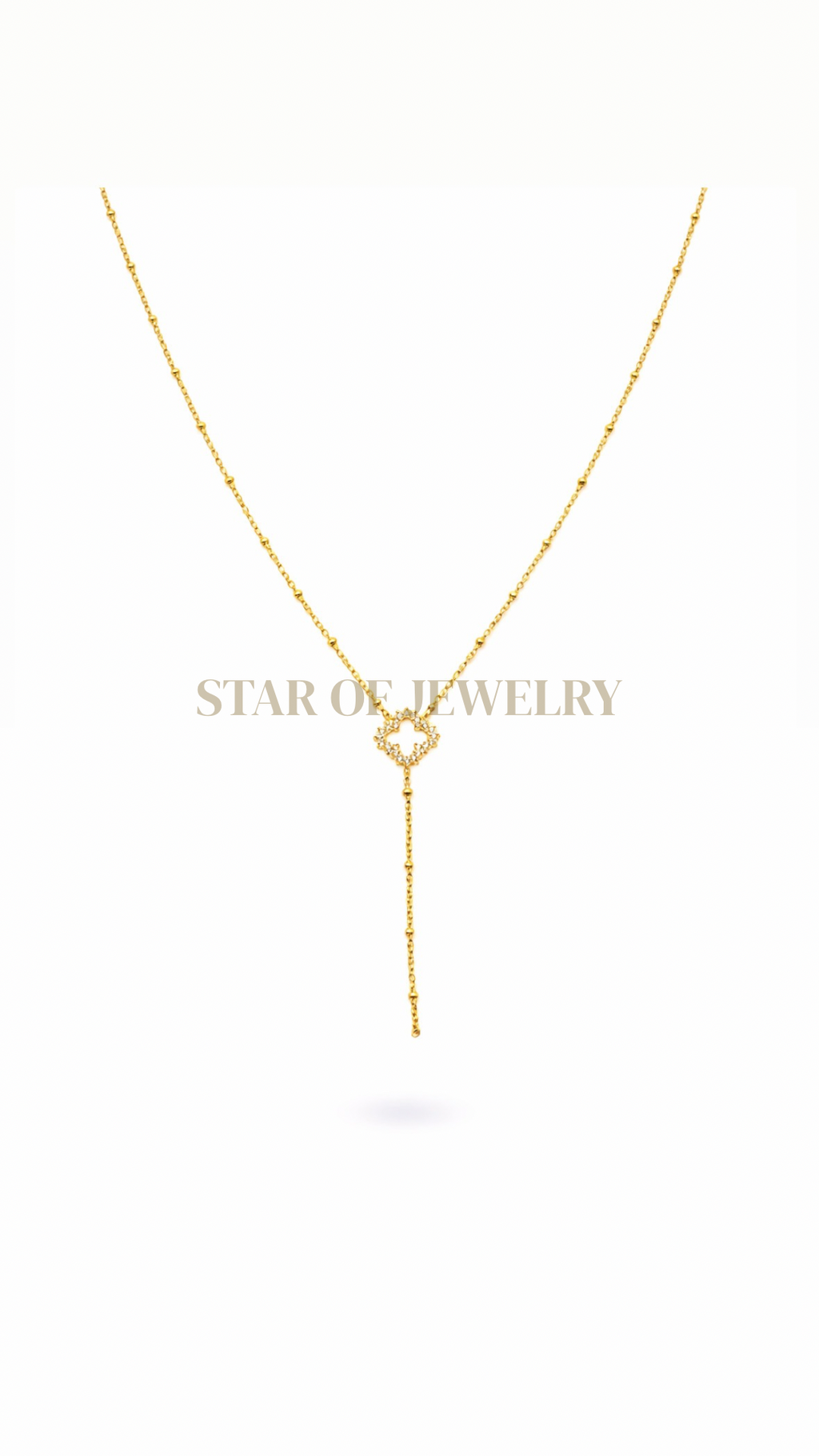 Collier baby Flower gold