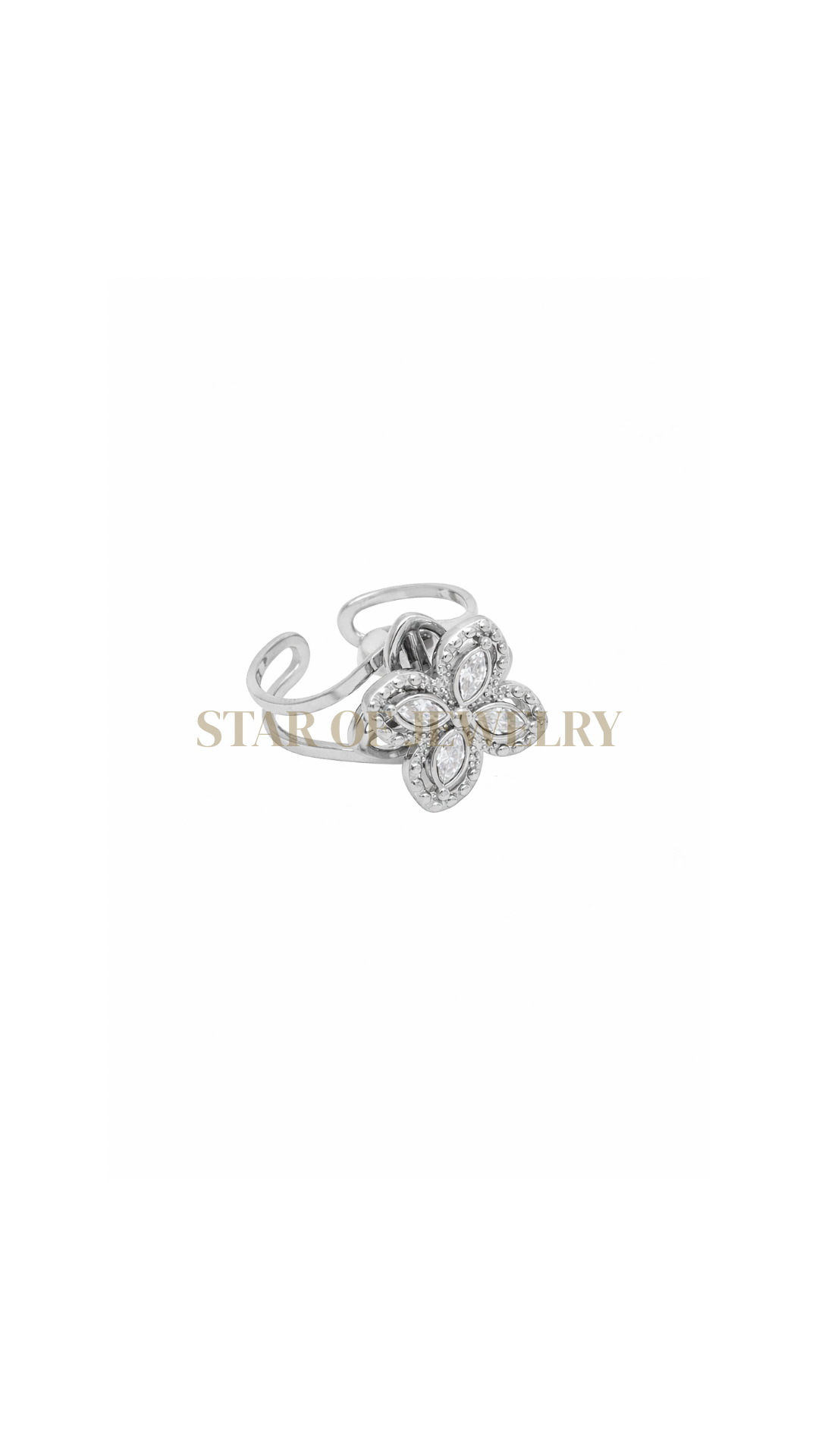 Bague Anti stress Neis Silver